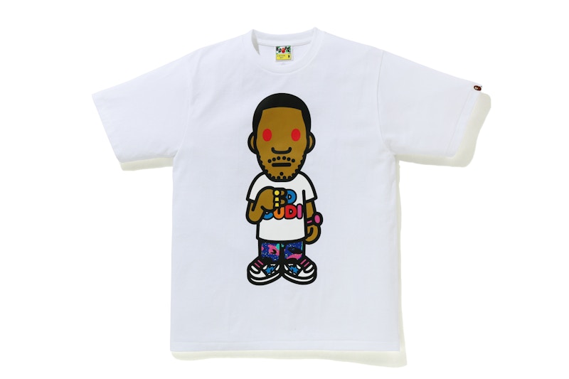 Buy "BAPE x Kid Cudi Camiseta Blanca"