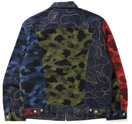 BAPE x Levi's Camo Trucker Jacket Multicolor Order BAPE x Levi's Camo Trucker Jacket Multicolor