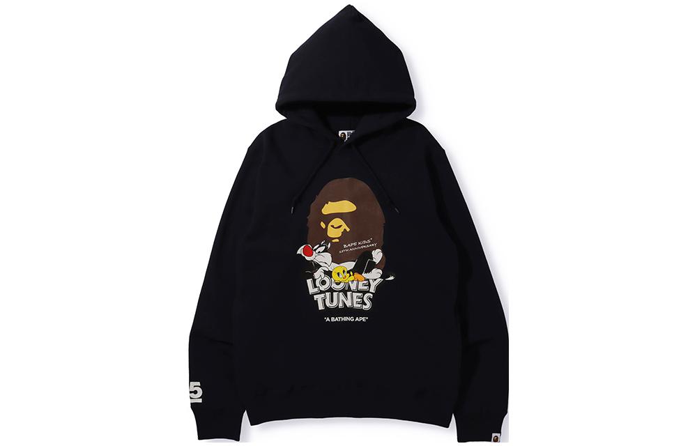 BAPE Looney Tunes Hoodie: Sylvester & Tweety Unisex Collaboration 0ZXSWM114908H