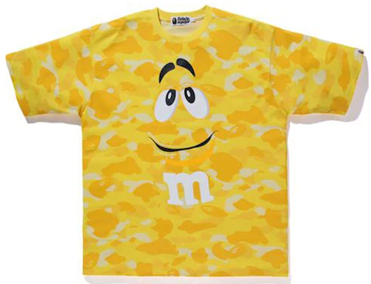 BAPE x M&M's 配色迷彩宽松T恤 黄色 Buy BAPE x M&M's 配色迷彩宽松T恤 黄色