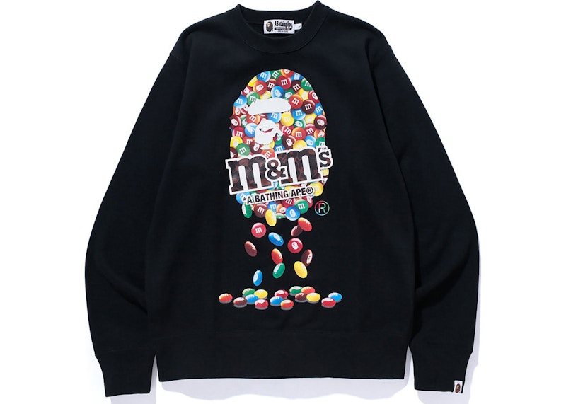BAPE x M&M's Mens Crewneck Black