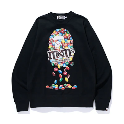 BAPE M&M's Mens Crewneck Black