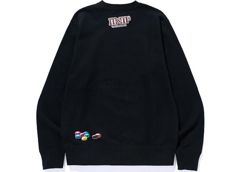 BAPE M&M's Mens Crewneck Black 圖 2