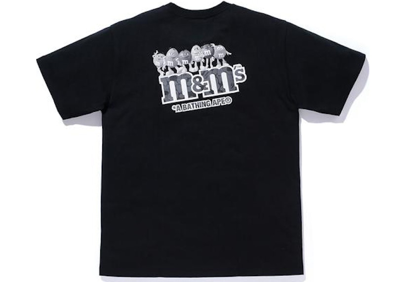 BAPE x M&M's Monotone Tee Black 圖 2