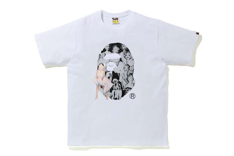 Buy Camiseta Blanca BAPE x Marilyn Monroe Big Ape Head