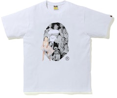 BAPE x Marilyn Monroe Kaos Big Ape Head Putih Buy BAPE x Marilyn Monroe Kaos Big Ape Head Putih