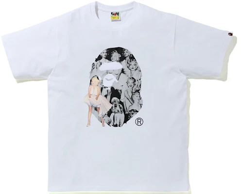 BAPE x 瑪麗蓮夢露 男女同款短袖圖案T恤。 1G23-110-953 Shop BAPE x 瑪麗蓮夢露 男女同款短袖圖案T恤。 1G23-110-953