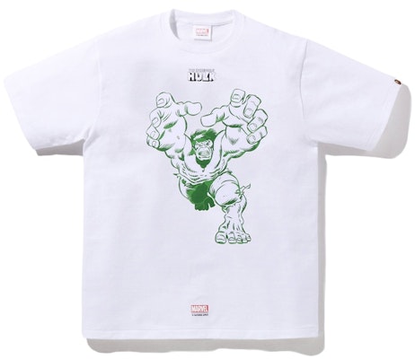 BAPE® x マーベル ハルクTシャツ (FW22) 白
Buy BAPE® x マーベル ハルクTシャツ (FW22) 白
