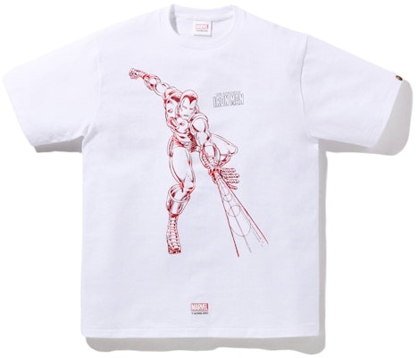 Camiseta BAPE x Marvel Iron Man (FW22) 'Blanca'. Buy Camiseta BAPE x Marvel Iron Man (FW22) 'Blanca'.