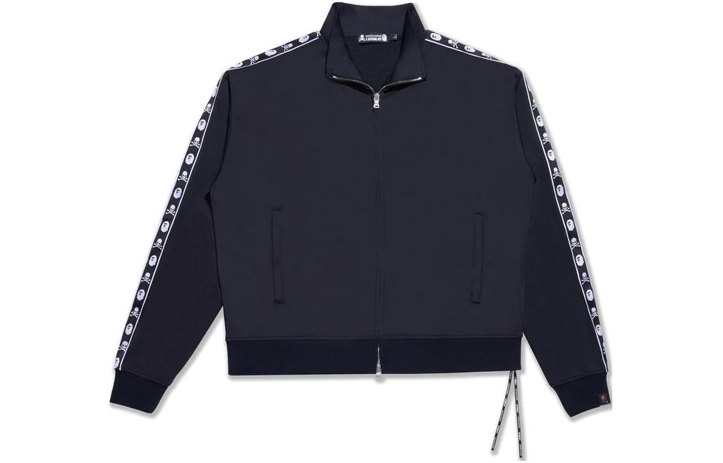 BAPE mastermind JAPAN SS24 Skull Logo Zip-Up Jacket Black Unisex 1J73-113-907