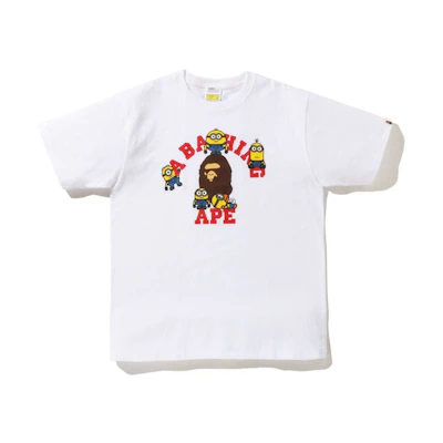 BAPE Minions 01 Kids Tee White