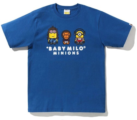 BAPE x Minions 02 Kids Tee Blue Buy BAPE x Minions 02 Kids Tee Blue