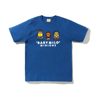 BAPE Minions 02 Kids Tee Blue