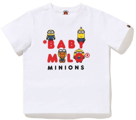 BAPE x Minions 03 Kids Tee White Buy BAPE x Minions 03 Kids Tee White