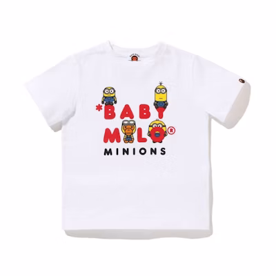 BAPE x Minions 03 Kids Tee White