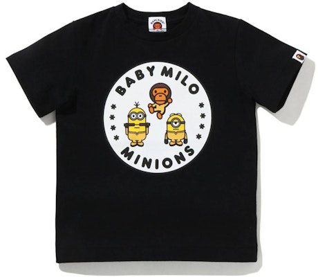 BAPE x Minions 04 Kids Tee Black Buy BAPE x Minions 04 Kids Tee Black
