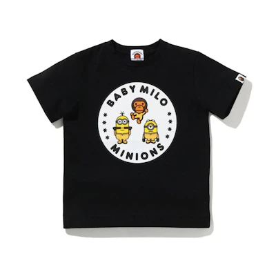 BAPE Minions 04 Kids Tee Black