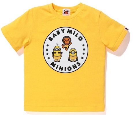 BAPE x Minions 04 Kids Tee Yellow Buy BAPE x Minions 04 Kids Tee Yellow