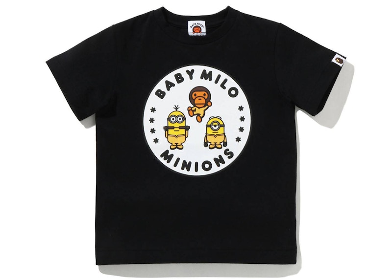 Buy BAPE x 小黄人 04号黑色T恤