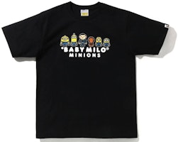 BAPE x Minions 05 Kids Tee Black BAPE x Minions 05 Kids Tee Black