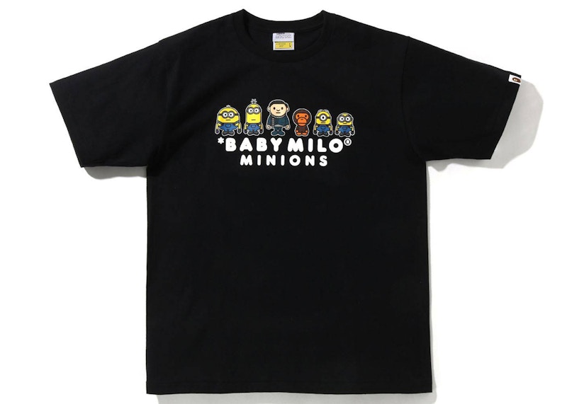 BAPE Minions 05 Tee Black