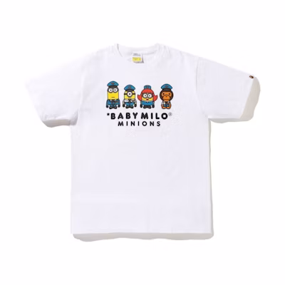 BAPE Minions 06 Kids Tee White