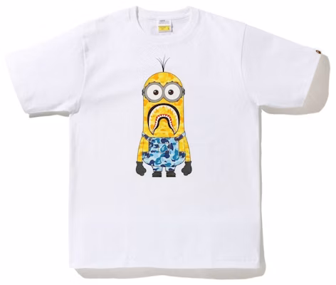 BAPE x Minions 07 Tee White Buy BAPE x Minions 07 Tee White