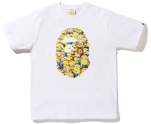 BAPE x Minions 09 Tee White Buy BAPE x Minions 09 Tee White