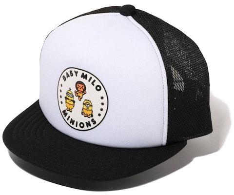 BAPE x Minions Mesh Cap Black Buy BAPE x Minions Mesh Cap Black