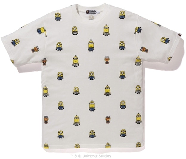 bape-x-minions-pattern-tee-white