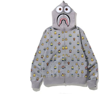 베이프 x 미니언즈 샤크 후드집업 (그레이)
Buy 베이프 x 미니언즈 샤크 후드집업 (그레이)