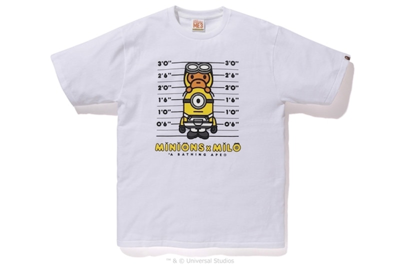 BAPE Minions Tee 3 White