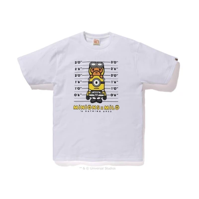BAPE Minions Tee 3 White