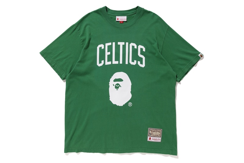 Buy Camiseta Verde BAPE x Mitchell & Ness Celtics
