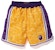 BAPE x Mitchell & Ness Lakers ABC Basketball Authentic Shorts Yellow