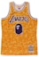Order BAPE x Mitchell & Ness Lakers ABC Basketball Authentic Jersey Yellow