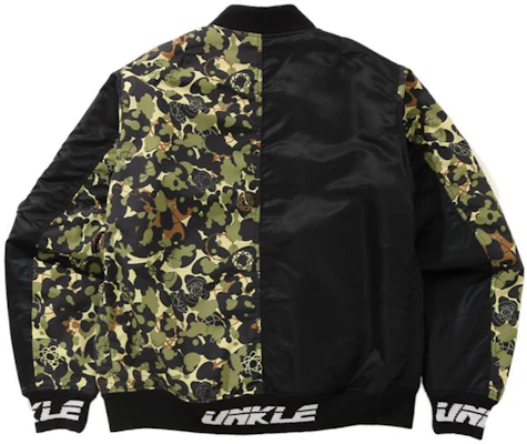 BAPE x Mo'wax Black Camo Letter Jacquard Jacket Collaboration. 0ZXJKM31903XG Lookbook BAPE x Mo'wax Black Camo Letter Jacquard Jacket Collaboration. 0ZXJKM31903XG