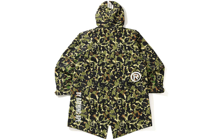 BAPE MO'WAX Camo Letter Embroidery Hoodie Jacket Green . 0ZXJKM31902XG 圖 2