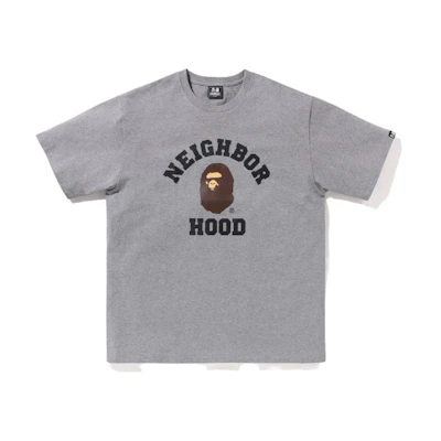 BAPE NBHD Ape Letter Graphic Crewneck Short Sleeve T-Shirt Edition 0ZXTEM110901K
