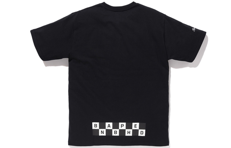 BAPE NBHD Collaboration  Black Short Sleeve T-Shirt. 1E73-110-915 圖 3