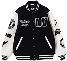 BAPE x NEIGHBORHOOD SS23 Letter Logo Baseball Jacket Black Unisex. 1J22-141-901 BAPE x NEIGHBORHOOD SS23 Letter Logo Baseball Jacket Black Unisex. 1J22-141-901