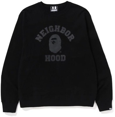 BAPE x NEIGHBORHOOD SS23 标志图案圆领卫衣 男女同款. 1J23-113-901 Shop BAPE x NEIGHBORHOOD SS23 标志图案圆领卫衣 男女同款. 1J23-113-901