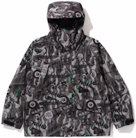 BAPE x NEIGHBORHOOD SS23 Logo Print Hoodie Jacket Collaboration. 1J23-140-901 BAPE x NEIGHBORHOOD SS23 Logo Print Hoodie Jacket Collaboration. 1J23-140-901