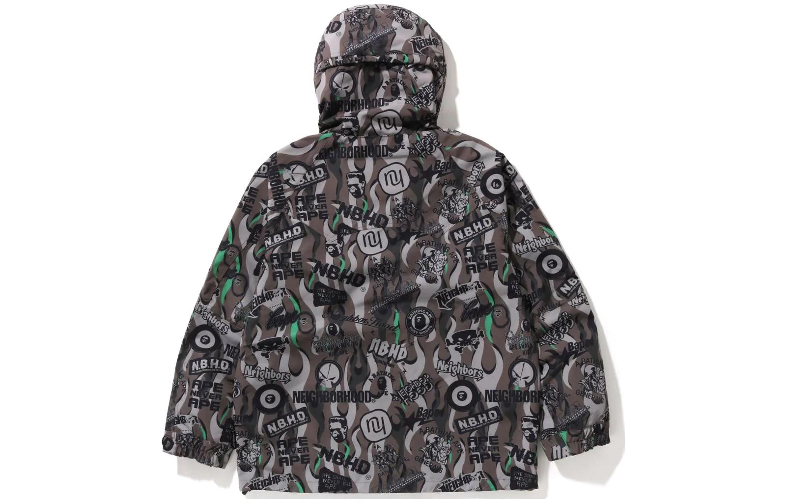 Purchase BAPE x NEIGHBORHOOD SS23 聯名款標誌印花連帽外套. 1J23-140-901