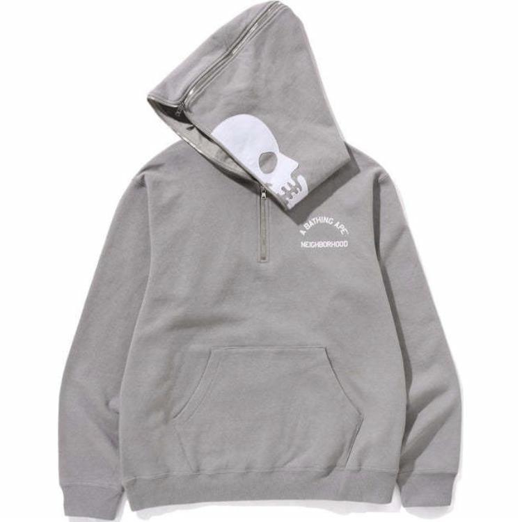 BAPE NBHD SS25 Reversible Skull Shark Hoodie Unisex 1K73-114-907 圖 7