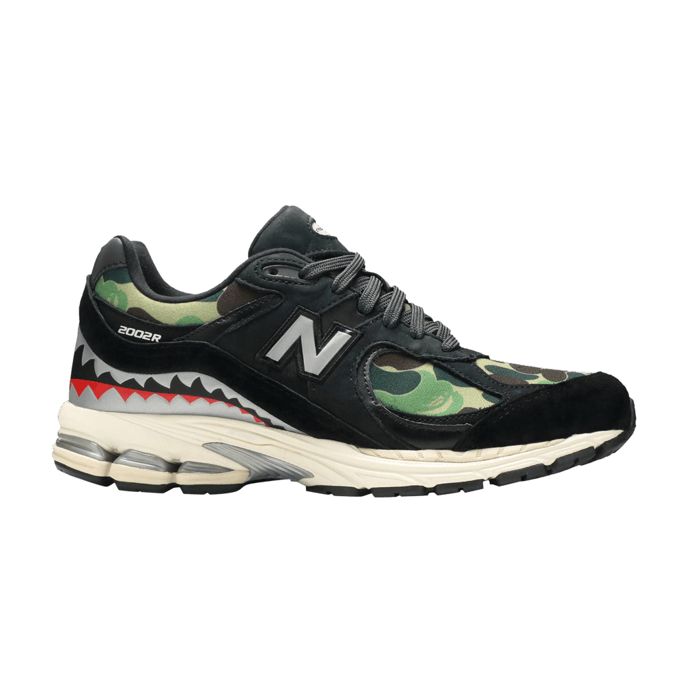 Buy BAPE x New Balance 2002R 'Apes Together Strong - Camuflaje Negro' Edición Especial M2002RBF-SB