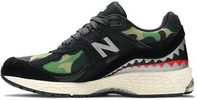 BAPE x New Balance 2002R 'Apes Together Strong - Camo' Edisi Tentera. M2002RBF Lookbook BAPE x New Balance 2002R 'Apes Together Strong - Camo' Edisi Tentera. M2002RBF