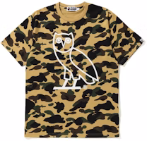 BAPE x OVO 1st Camo Tee Yellow BAPE x OVO 1st Camo Tee Yellow