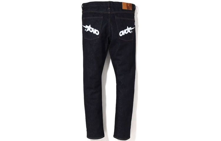 Lookbook BAPE x OVO 2008 TYPE-05 直筒丹寧牛仔褲 靛藍色 1I73-150-901