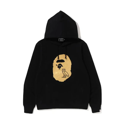 BAPE OVO Animal Print Pullover Hoodie Black () 1I73-114-902